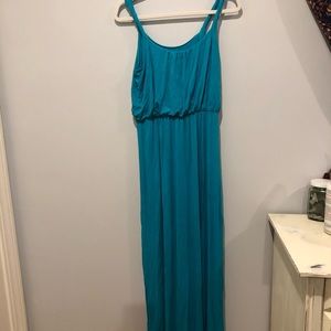 Maxi dress with twisted straps from Loft